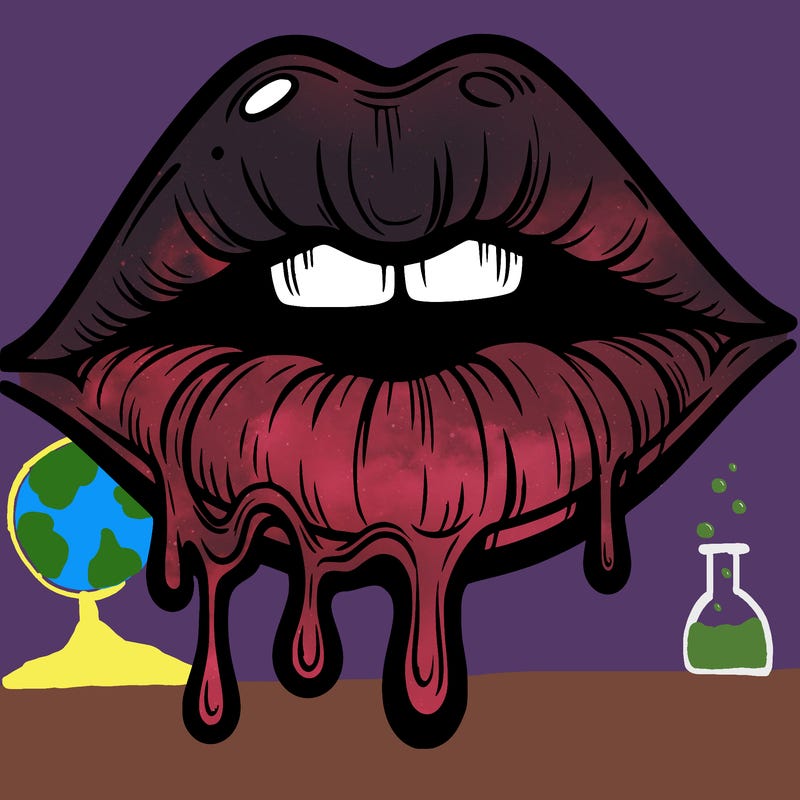 lips that look realistic and drip