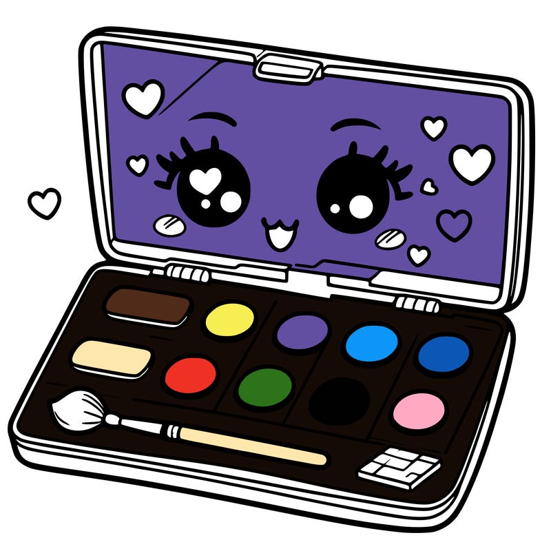 makeup pallet