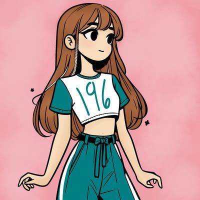 girl in a cute crop top