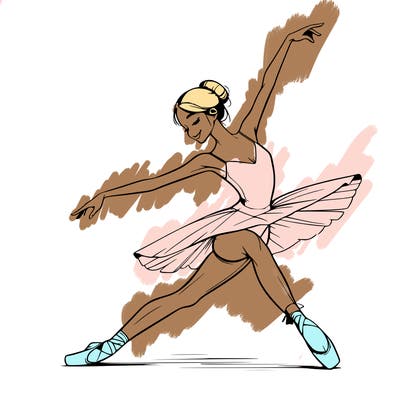 ballerina realistic aesthetic
