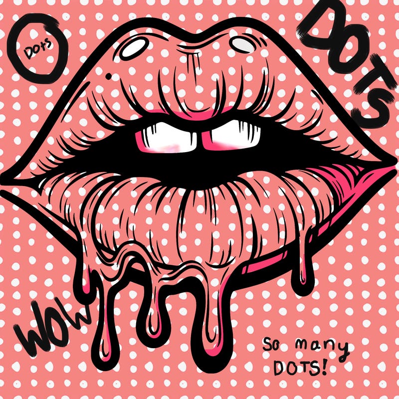 lips that look realistic and drip