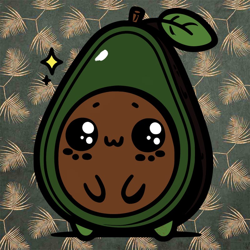 cute avocado