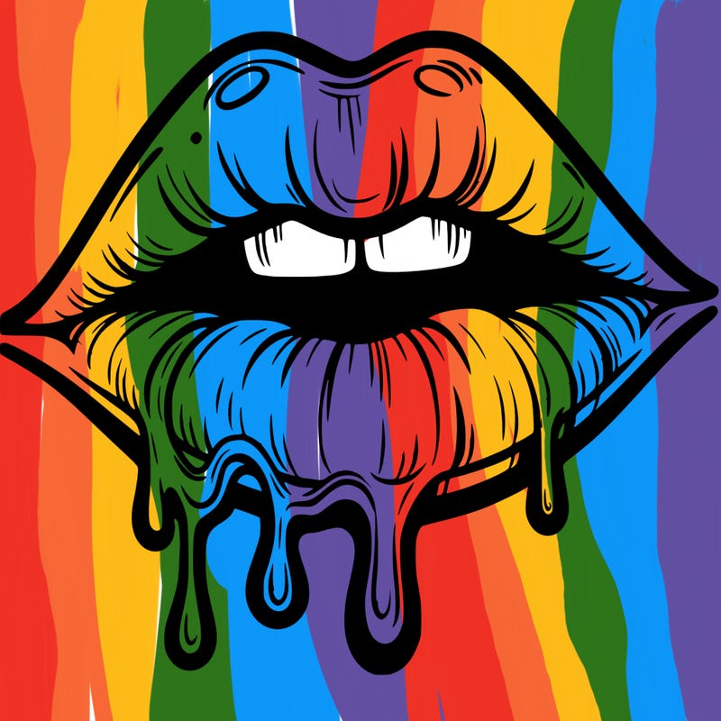 lips that look realistic and drip