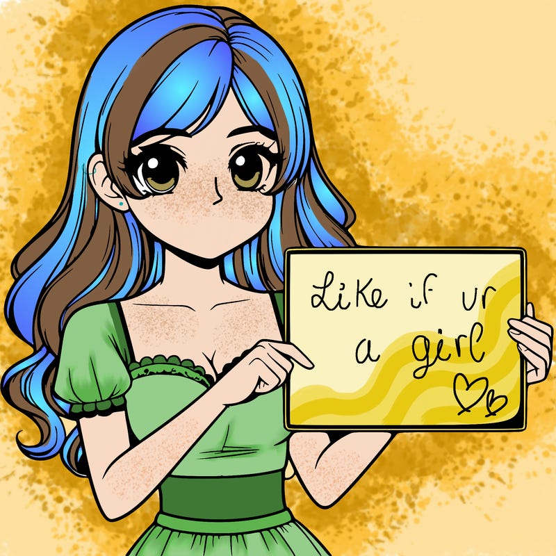 realistic pretty girl holding blank sign