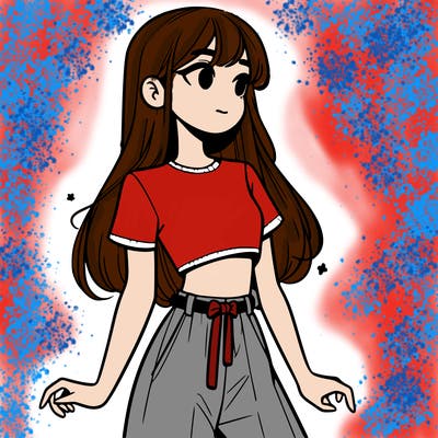 girl in a cute crop top