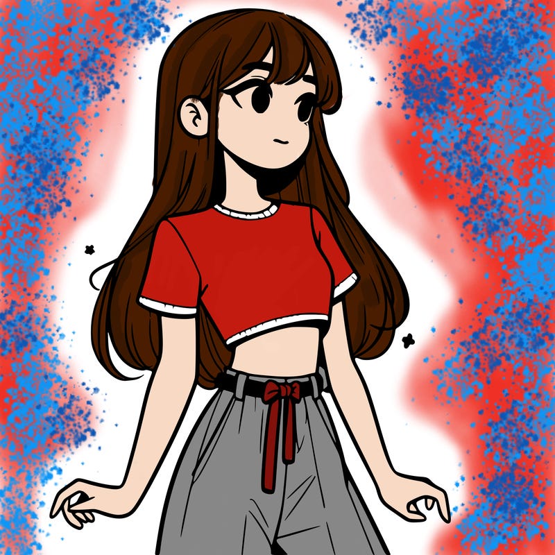 girl in a cute crop top