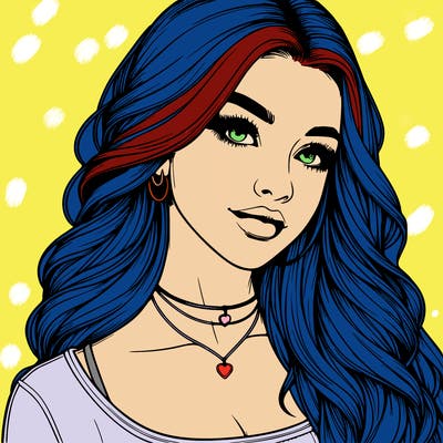 detailed realistic girl