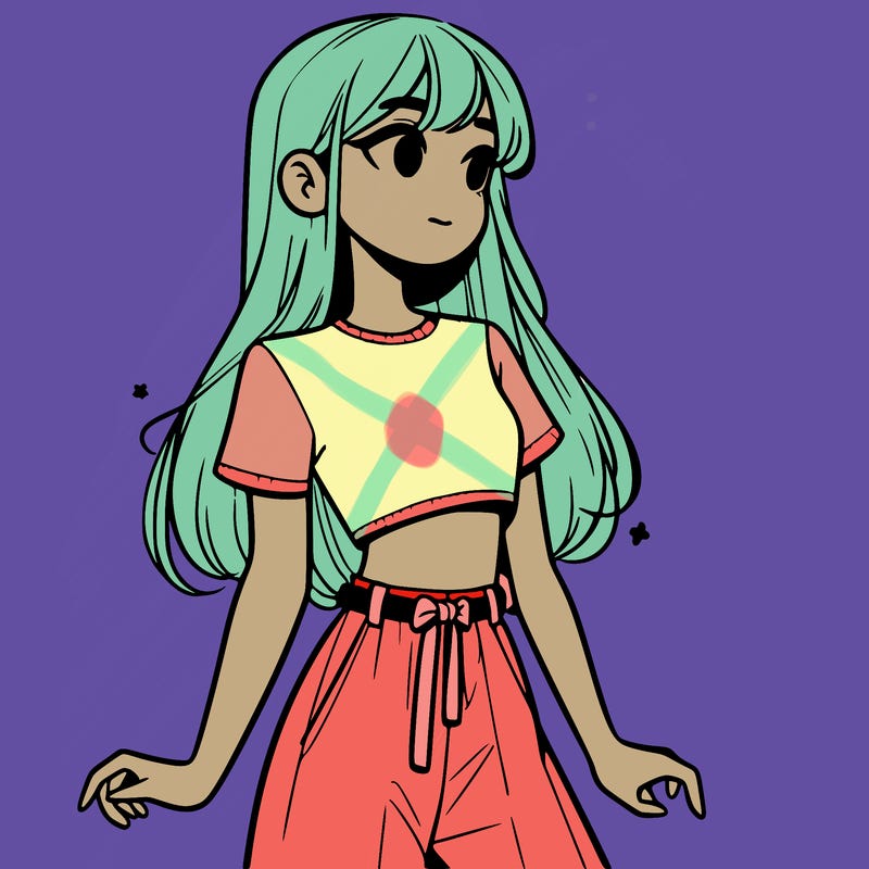 girl in a cute crop top