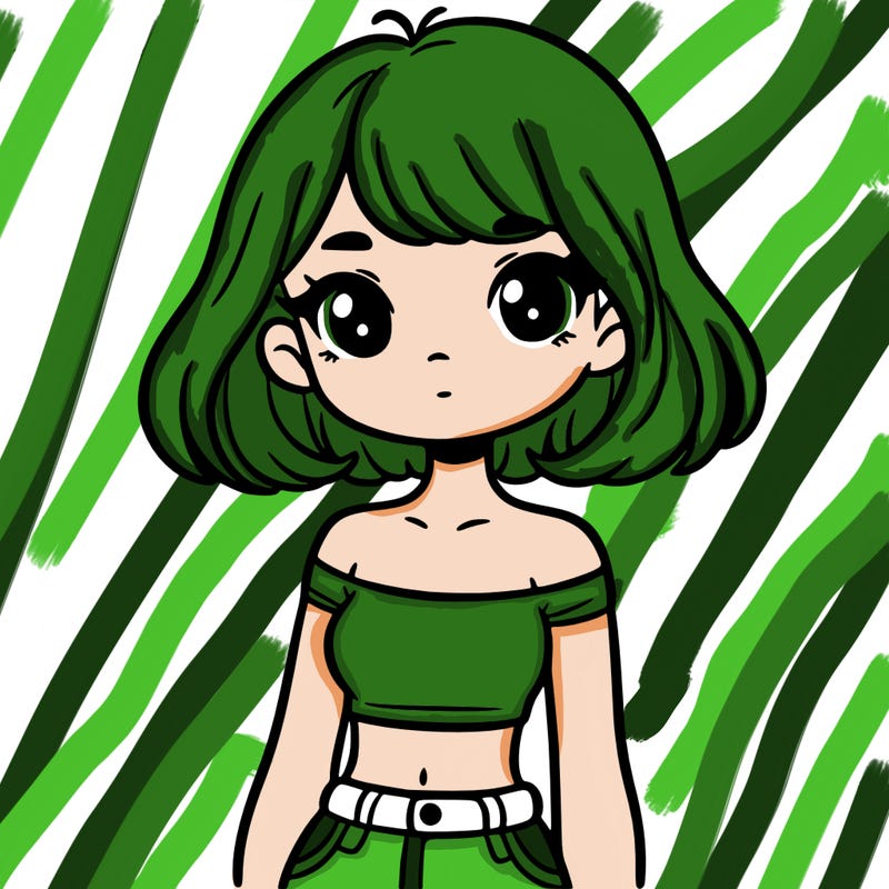 girl in a cute crop top