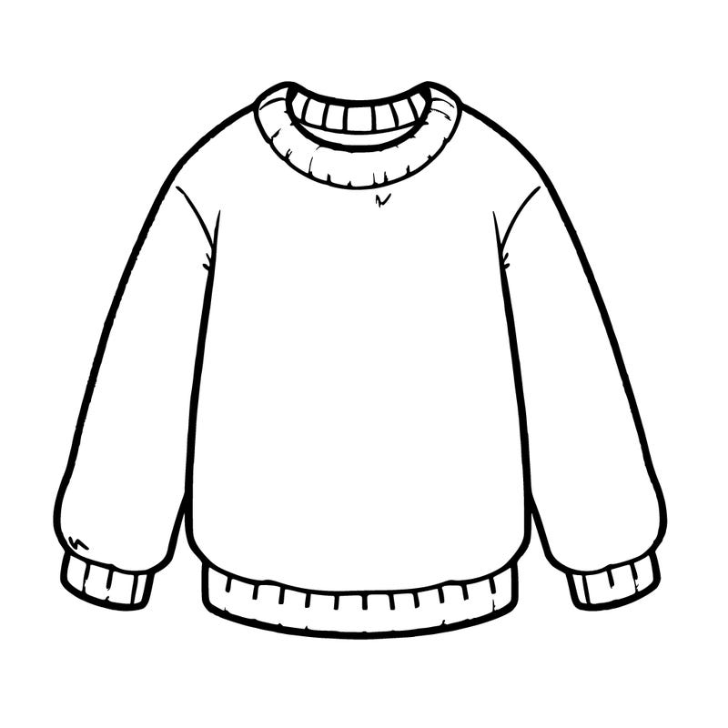 al, white sweater blank sweater no details