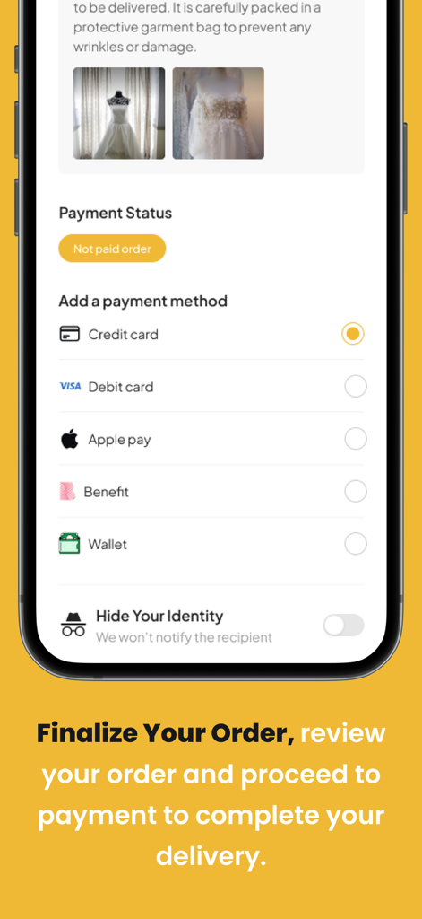 BARQ-برق -  courier注文のクレジットカードやApple Payなどの支払い方法を示すBARQ配達アプリのチェックアウト画面。