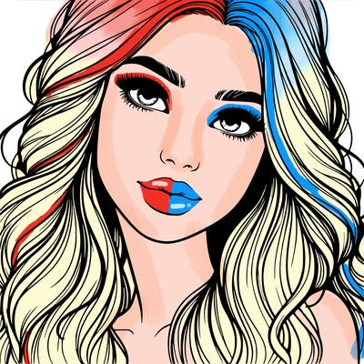 beautiful realistic girl