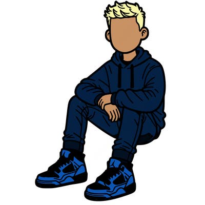 man with jorden shoes on