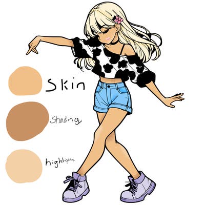 realistic girl danceing