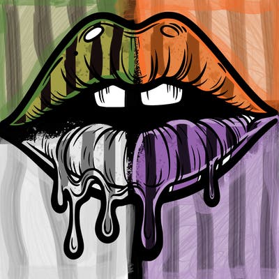 lips that look realistic and drip