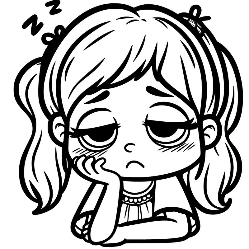 tired girl