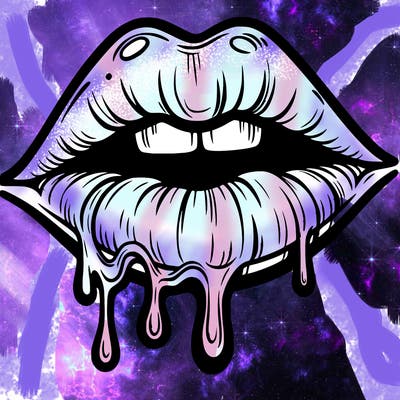 lips that look realistic and drip