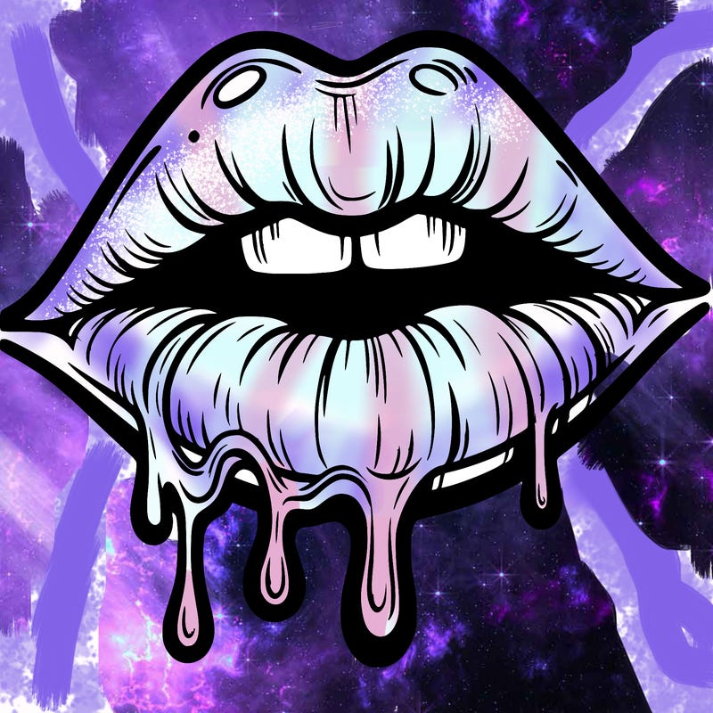 lips that look realistic and drip