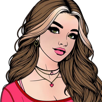 detailed realistic girl