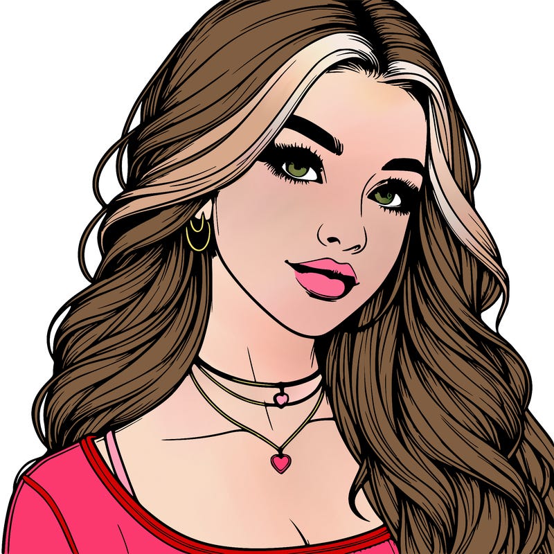 detailed realistic girl