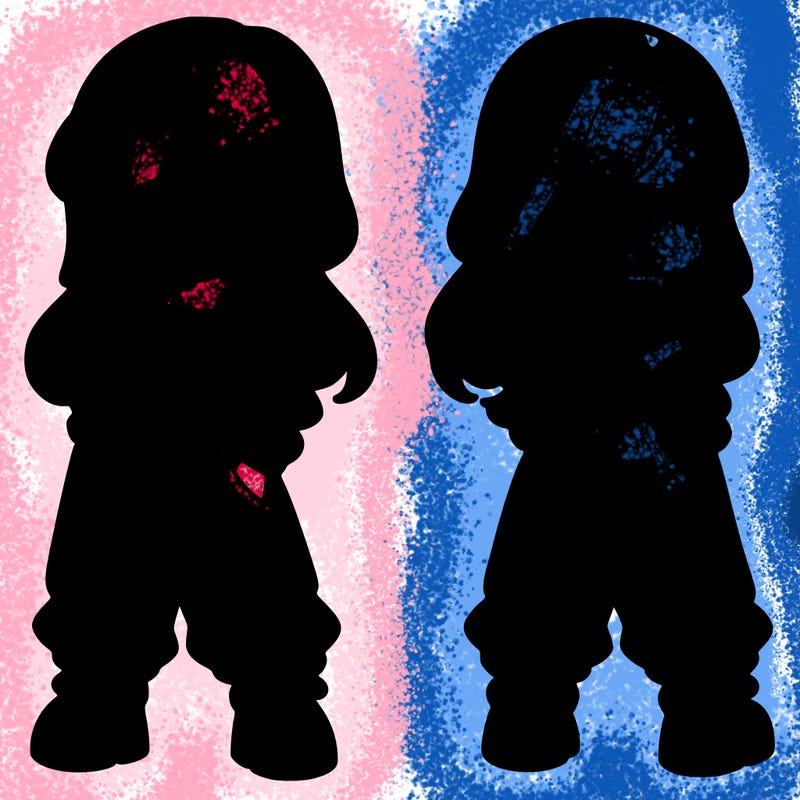 girl in crop top and baggy pants