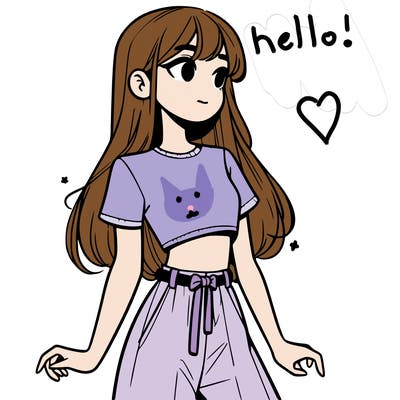 girl in a cute crop top