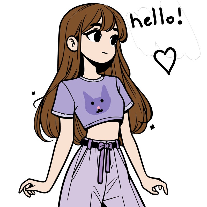 girl in a cute crop top