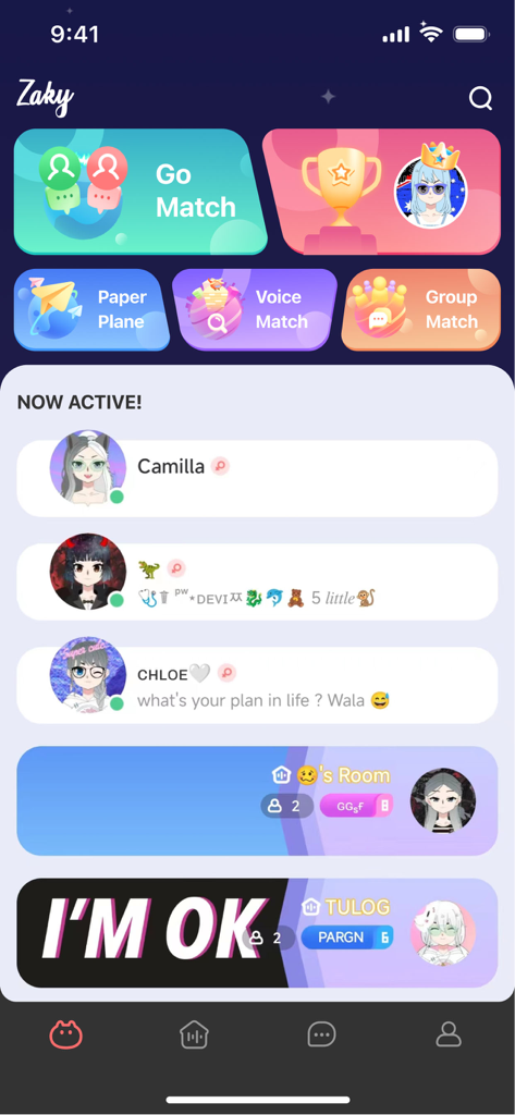 Zaky - Crush Radar&Paper Plane - Social Networking App | MWM