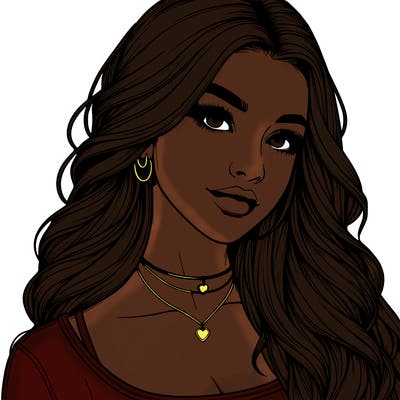 detailed realistic girl