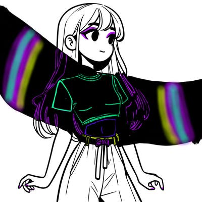 girl in a cute crop top