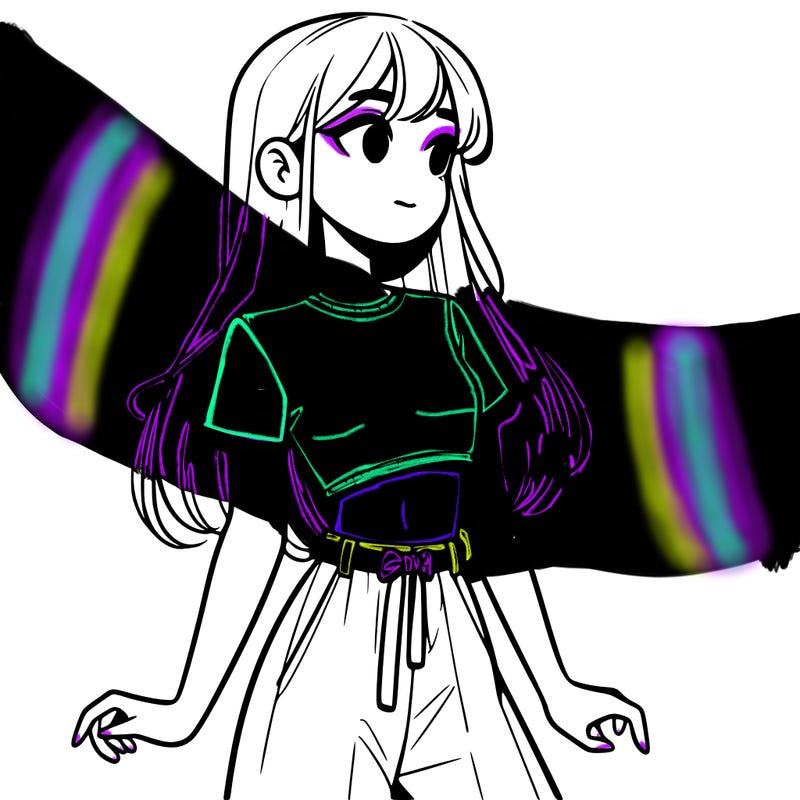 girl in a cute crop top