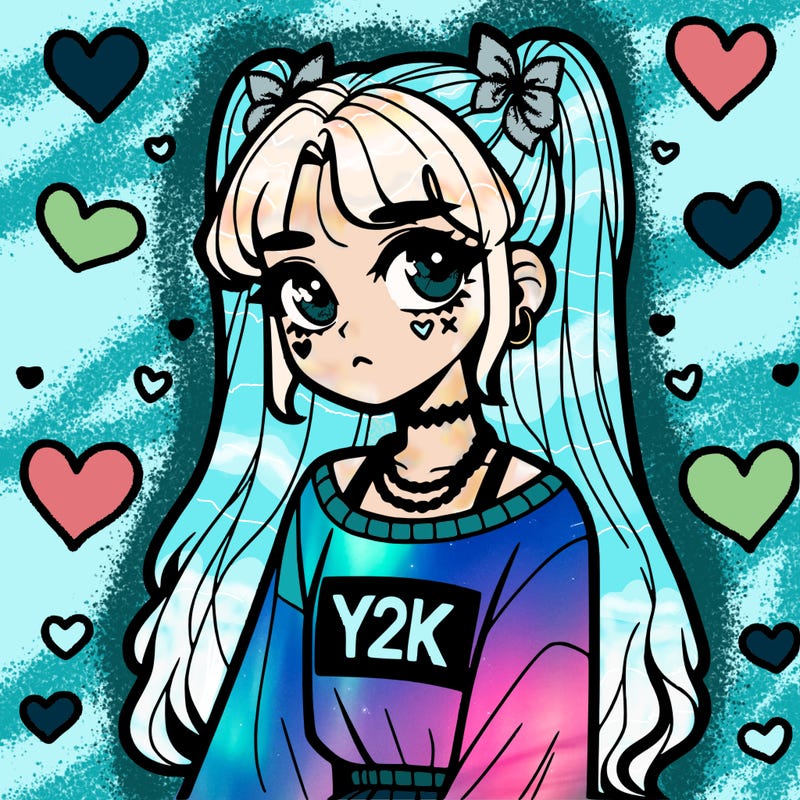 y2k aesthetic girl
