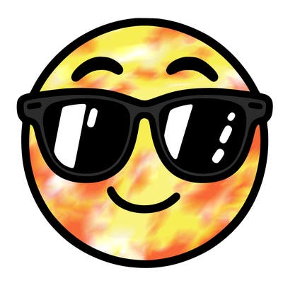 emoji with sunglasses