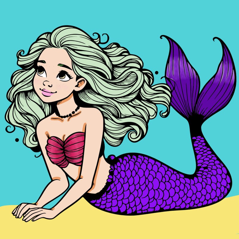 a realistic mermaid