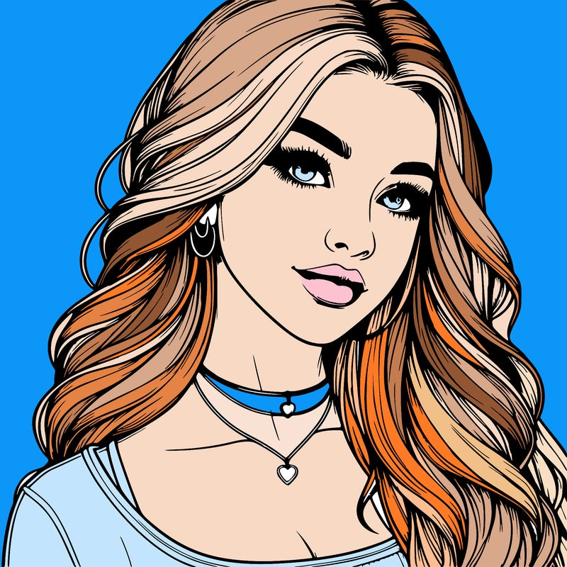 detailed realistic girl