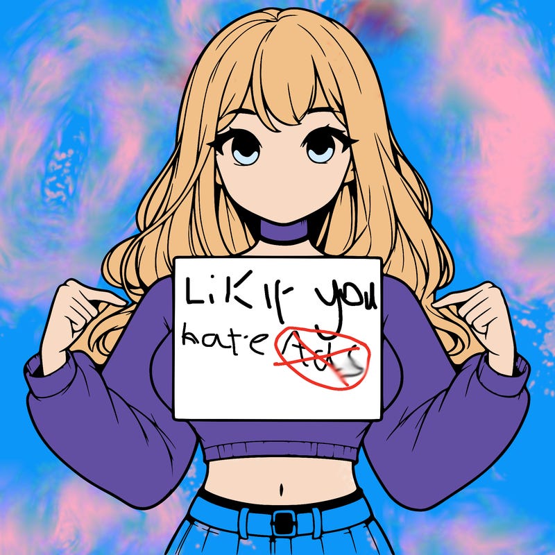 girl holding a blank sign in a long sleeve crop top