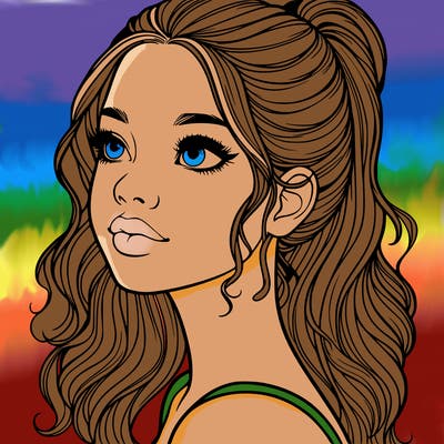 beautiful realistic girl