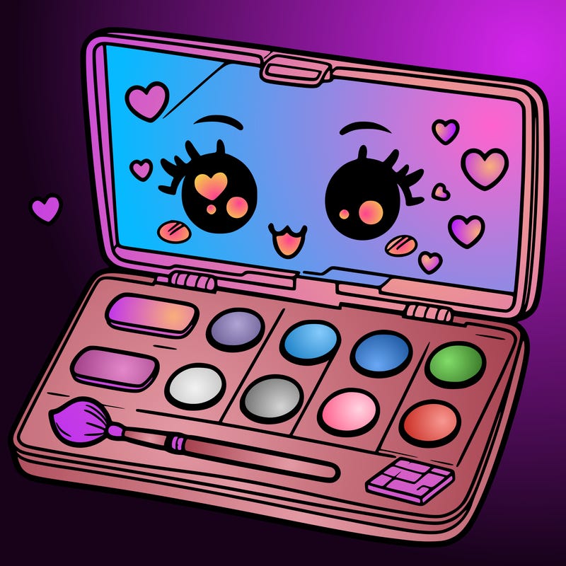 makeup pallet