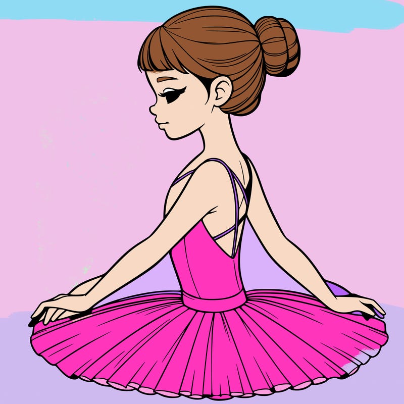 realistic ballerina