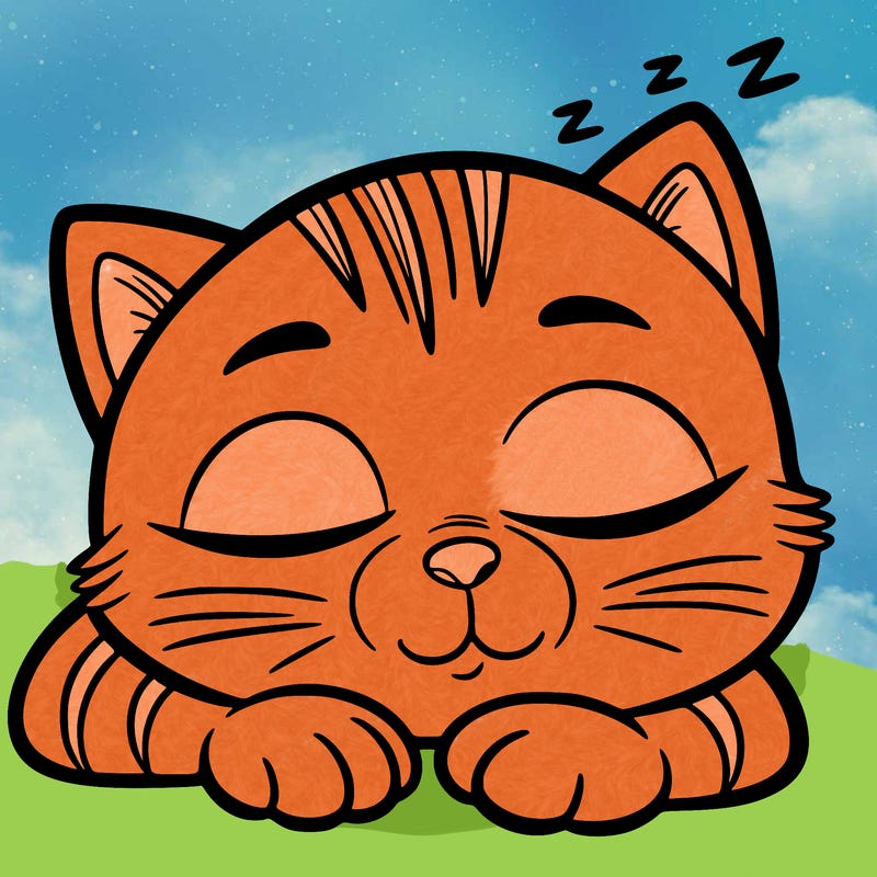 sleepy cat