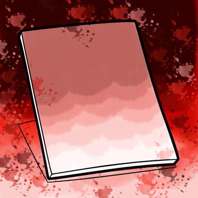 a white blank piece of paper flat