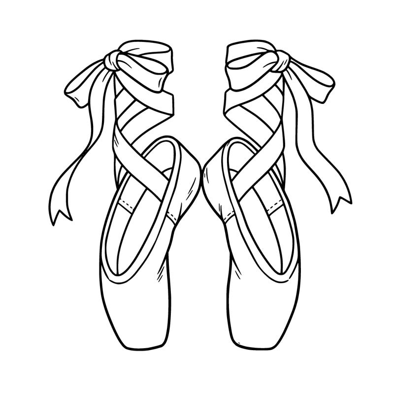 ballet shoes point no person