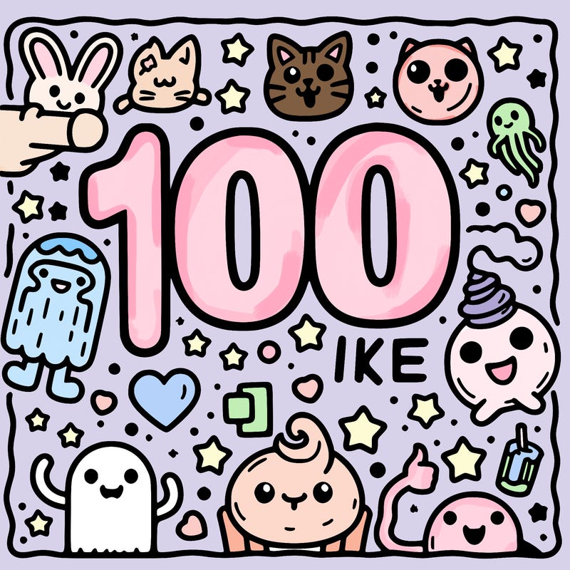 100 likes