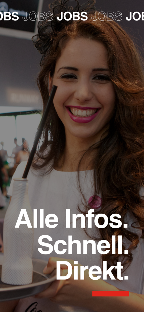 SPORTFIVE Eventjobs - A smiling woman in hospitality staff uniform for event jobs