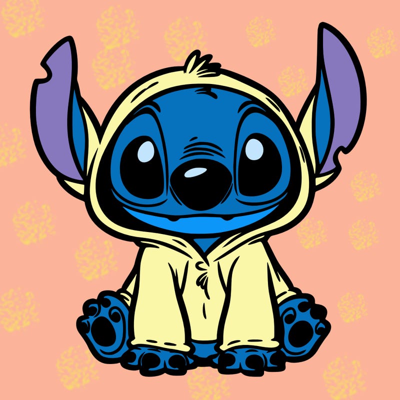stitch in a dog costume