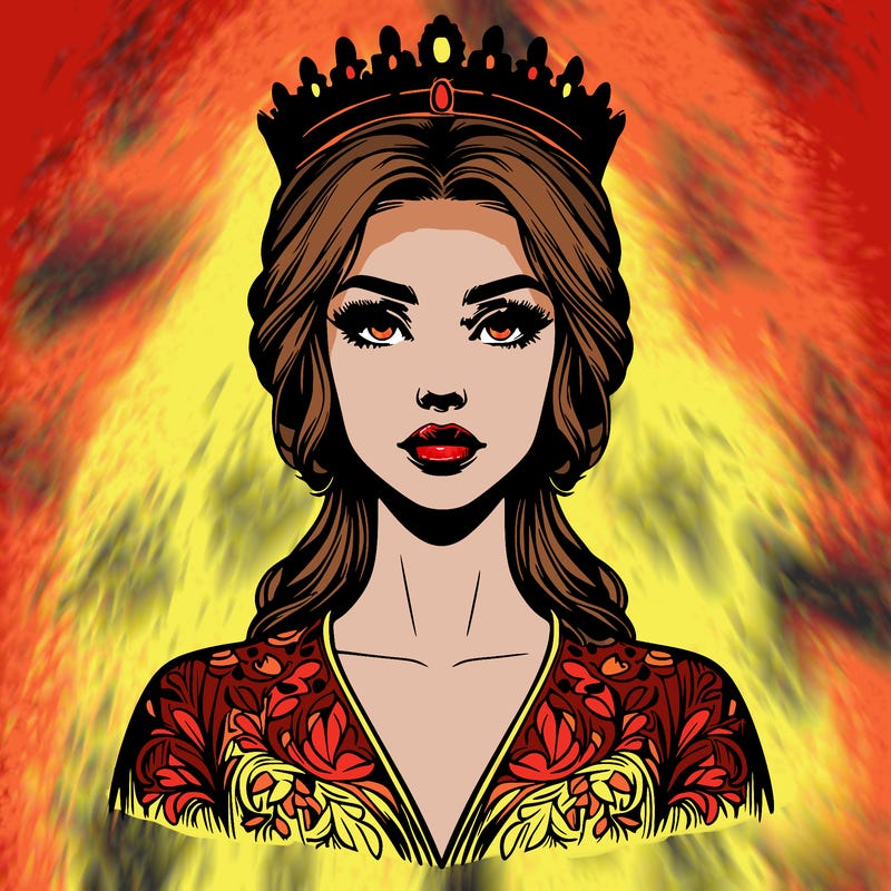 realistic beautiful queen