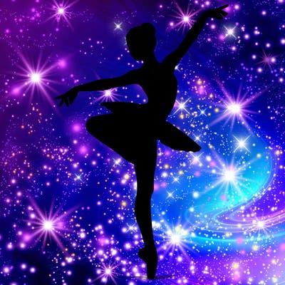 realistic person doing ballet