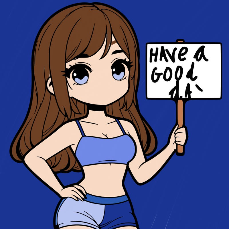 girl in a cute crop top holding a blank sign