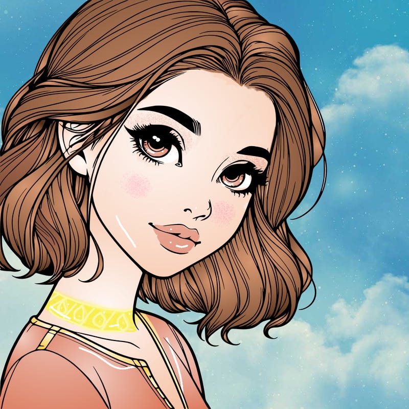 beautiful realistic girl