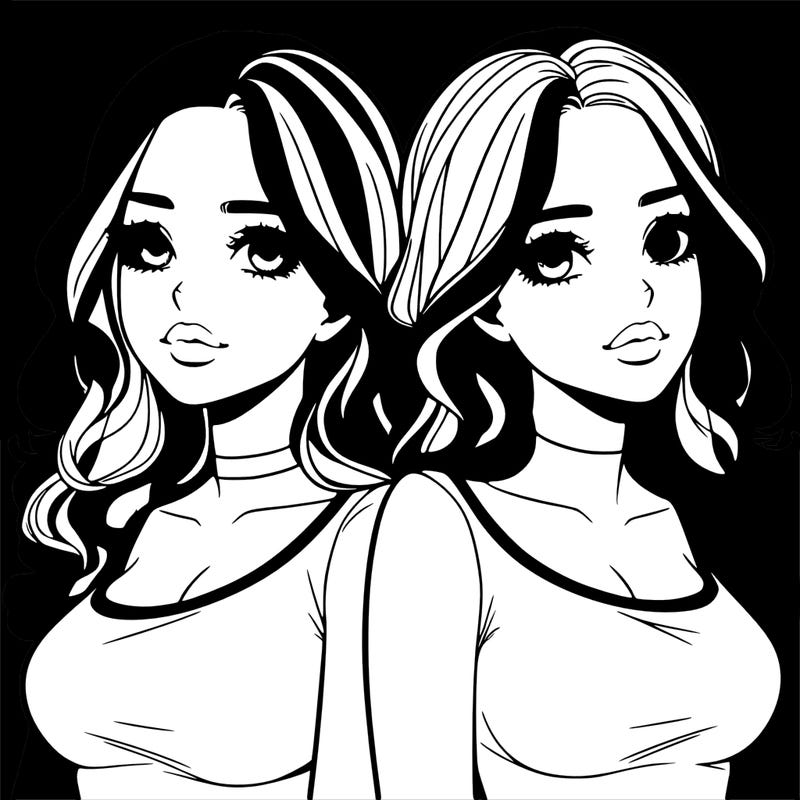 realistic twin sisters